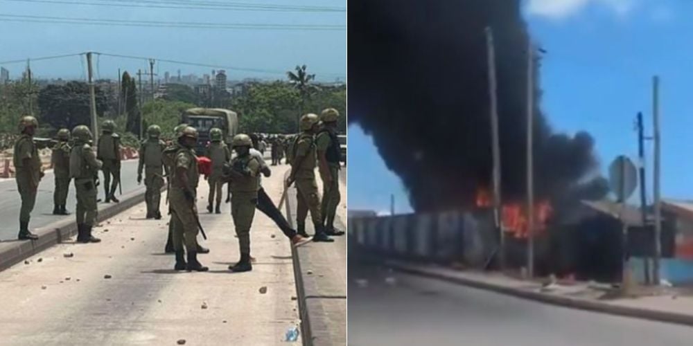 A collage of scenes in Tanzania.